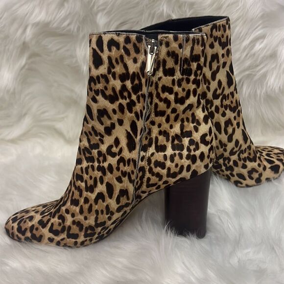 Sam Edelman Corra Leopard Booties Size 8.5 B82 - Picture 7 of 10
